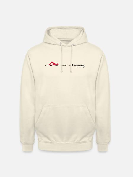 love swimming - Unisex Hoodie - Vanille-Milchshake