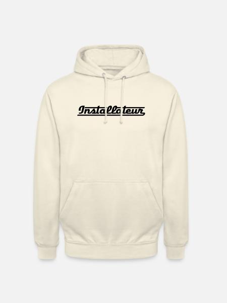 installateur - Unisex Hoodie - Vanille-Milchshake