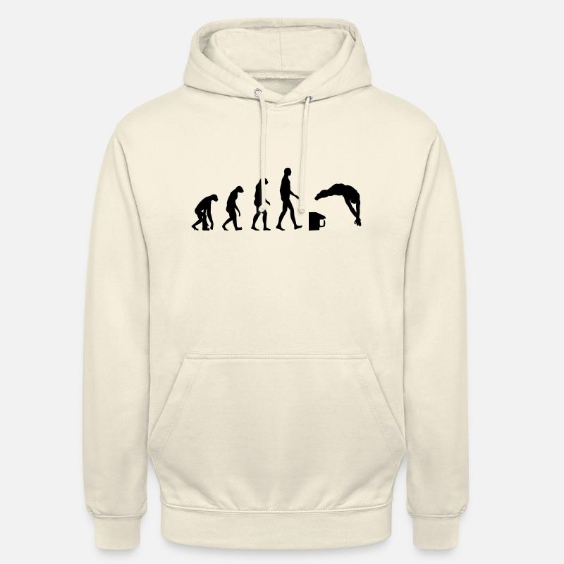 Evolution / Natation - Sweat-shirt à capuche unisexe - vanille