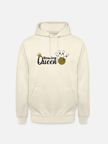 Bowling Queen - Unisex Hoodie - Vanille-Milchshake
