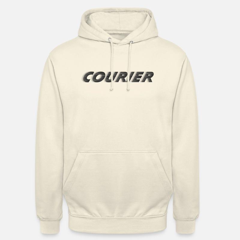 Courrier - Sweat-shirt à capuche unisexe - vanille