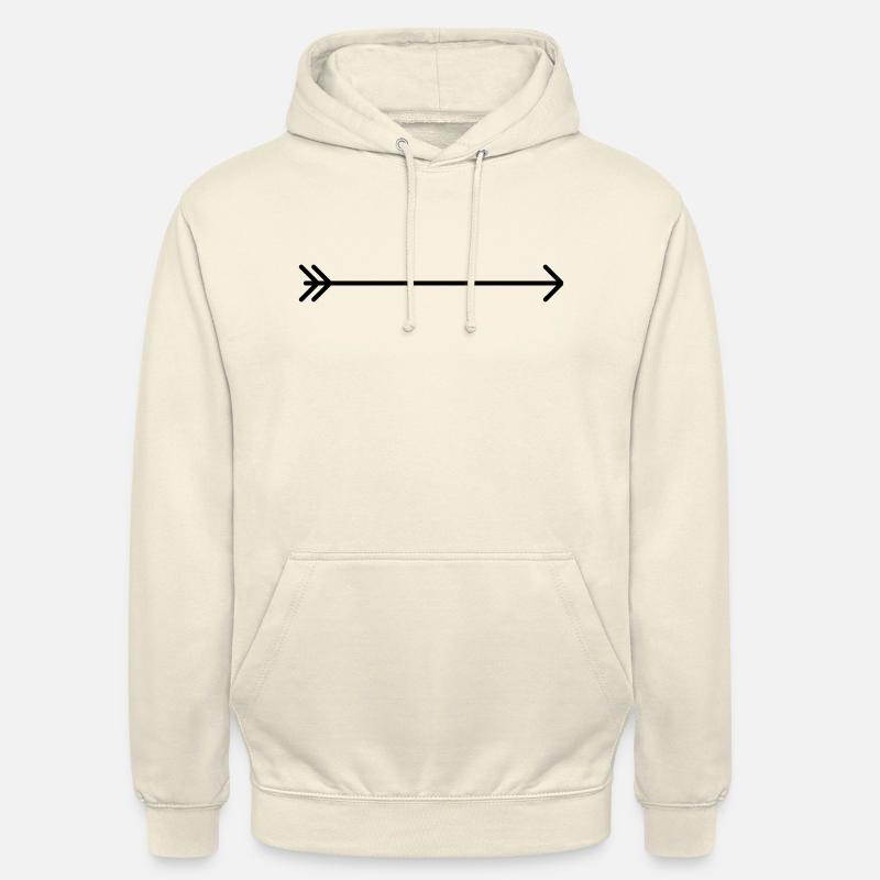 arrow - Unisex Hoodie - Vanille-Milchshake
