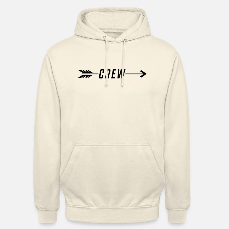 Flèche d’équipage - Sweat-shirt à capuche unisexe - vanille