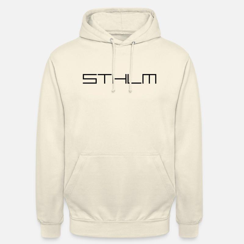 STHLM - Sweat-shirt à capuche unisexe - vanille