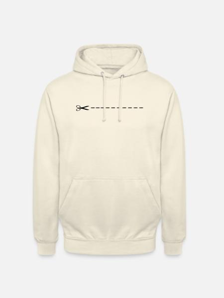 Schere - Unisex Hoodie - Vanille-Milchshake