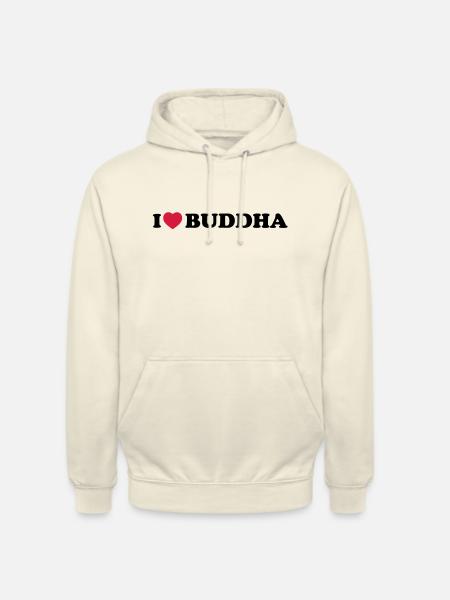 I love Buddha - Unisex Hoodie - vanilla