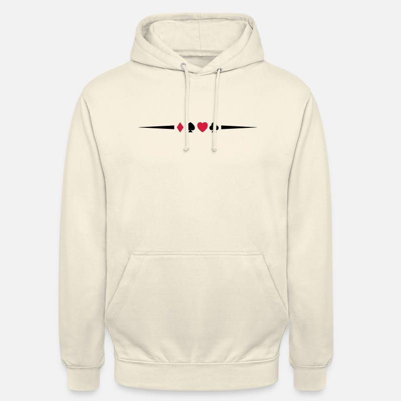 poker_symbol_design_2 - Unisex Hoodie - Vanille-Milchshake