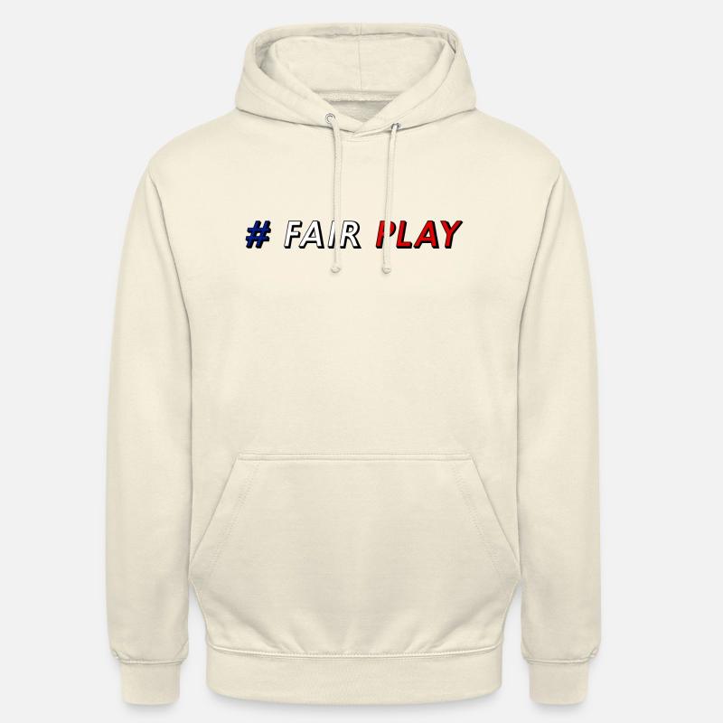 FAIR PLAY - Sweat-shirt à capuche unisexe - vanille