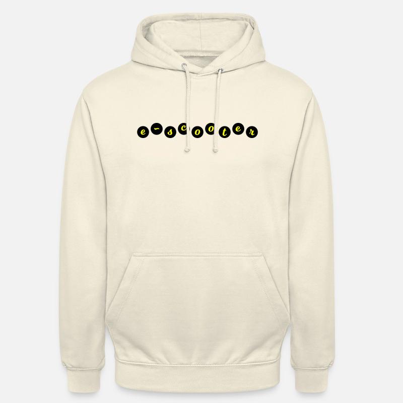 E-Scooter Roller Scooter - Sweat-shirt à capuche unisexe - vanille