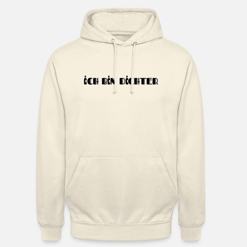 Ich bin Dichter Trinkspruch - Unisex Hoodie - Vanille-Milchshake