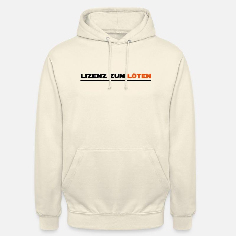 las - Sweat-shirt à capuche unisexe - vanille