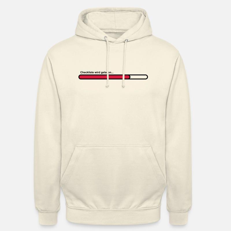 checklist - Unisex Hoodie - vanilla