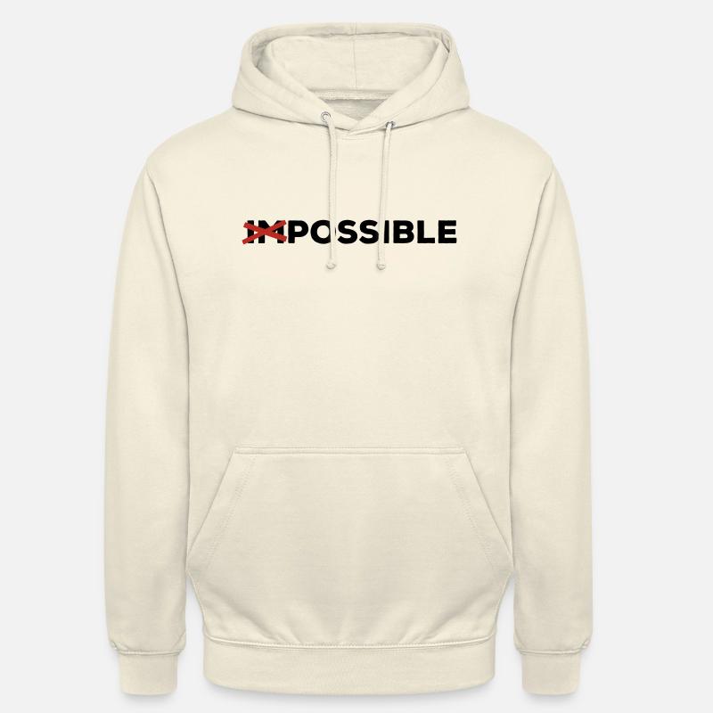 possible possible feasible way out solution Optimist yes Unisex Hoodie