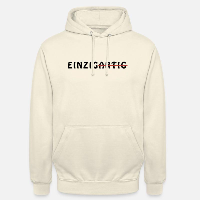 einzigartig - Unisex Hoodie - Vanille-Milchshake
