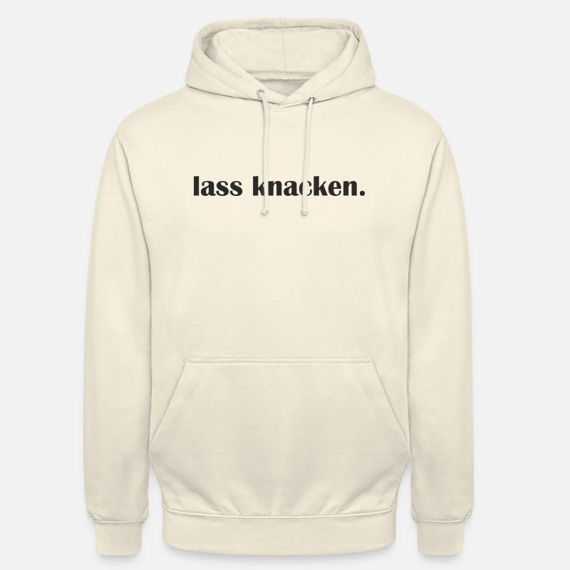 Lass knacken - Unisex Hoodie - Vanille-Milchshake