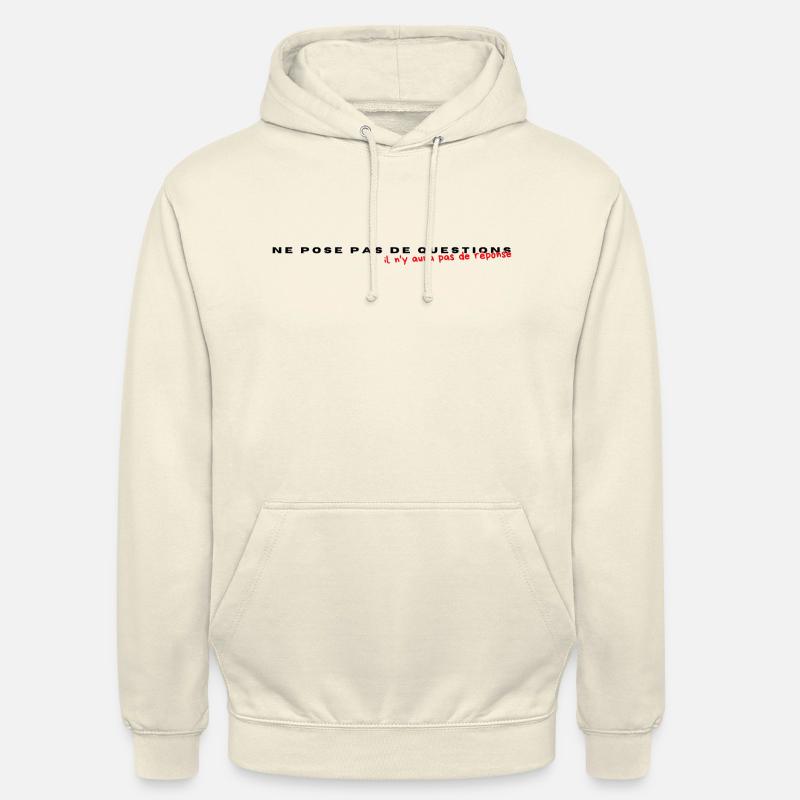 8A58F78B 9D47 4A6A 8141 A801CA2805B9 - Sweat-shirt à capuche unisexe - vanille