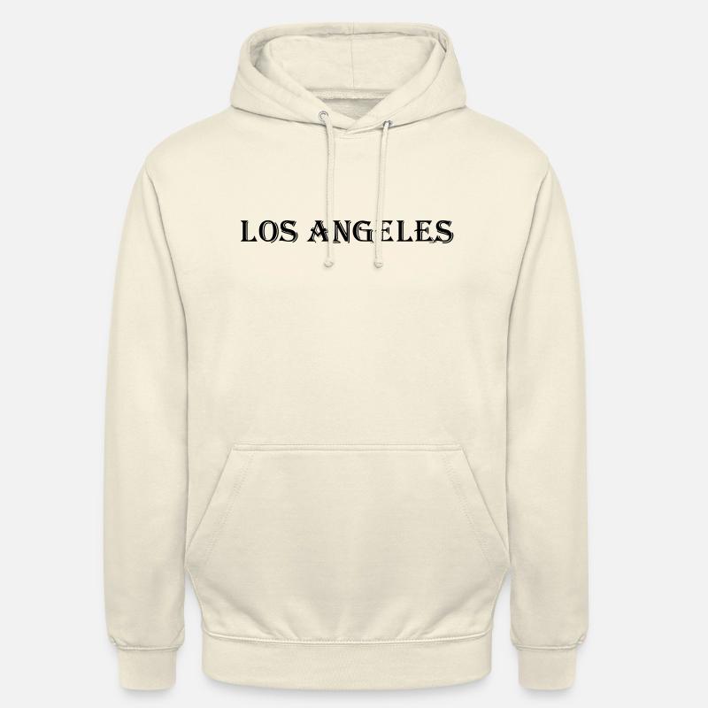 Idée cadeau Los Angeles - Sweat-shirt à capuche unisexe - vanille
