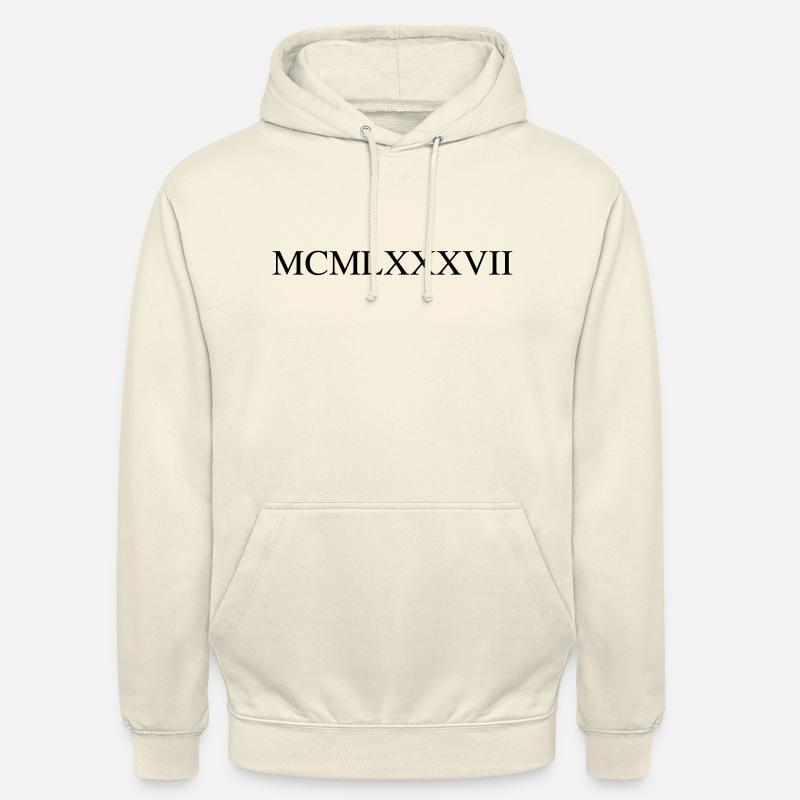 1987 - Sweat-shirt à capuche unisexe - vanille