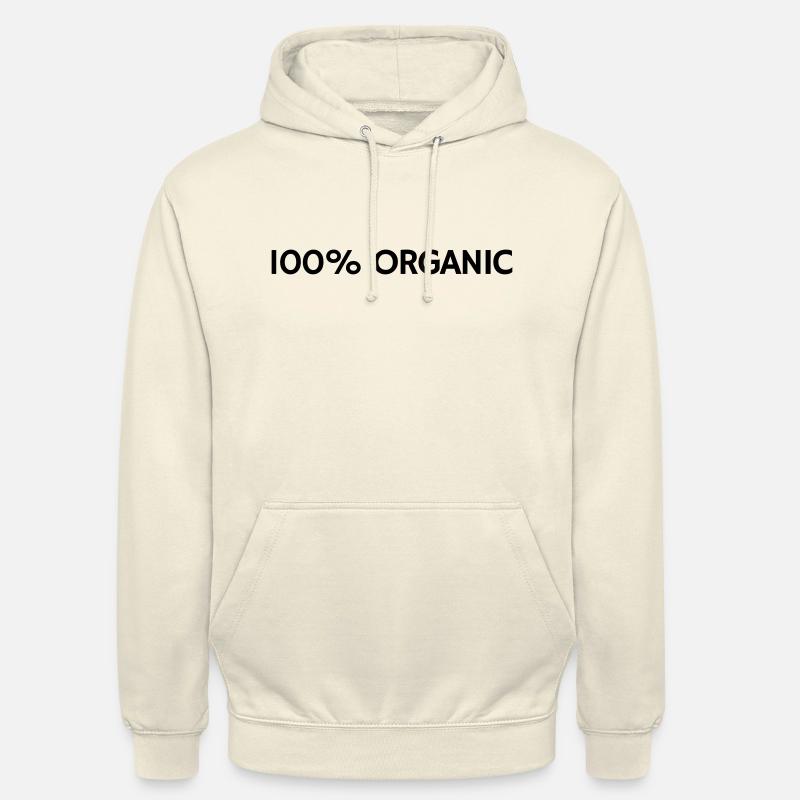 100% Organic - Unisex Hoodie - Vanille-Milchshake