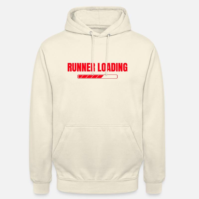 Running Loading Marathon Runner Gift - Unisex Hoodie - Vanille-Milchshake