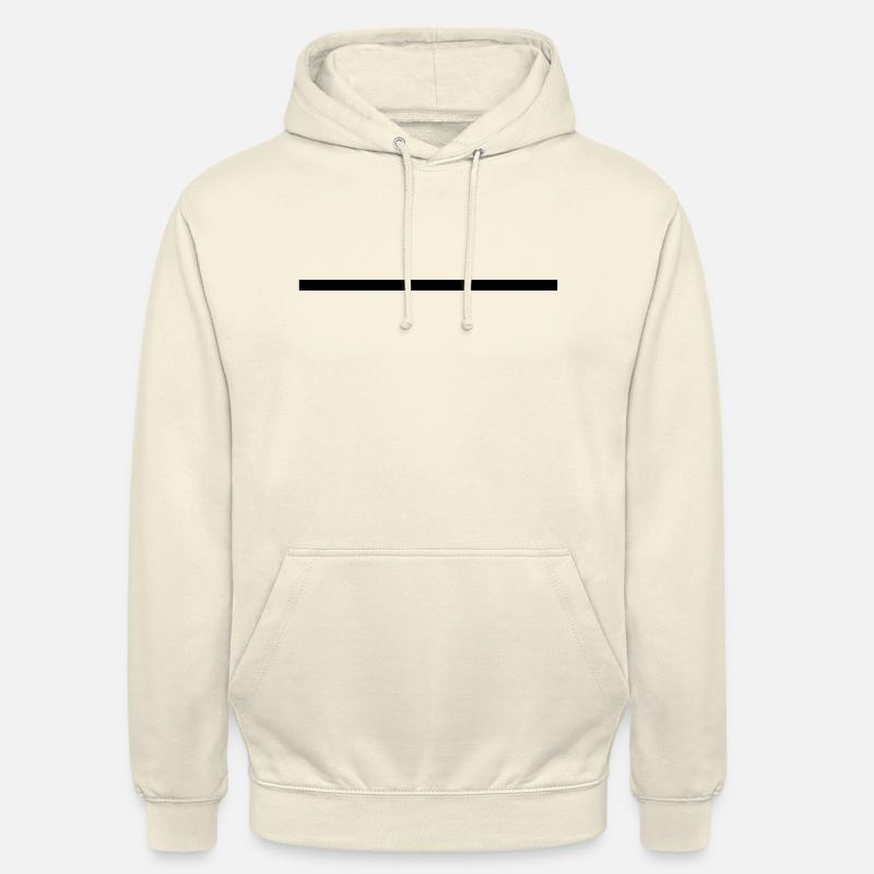 Straight line - Unisex Hoodie - vanilla