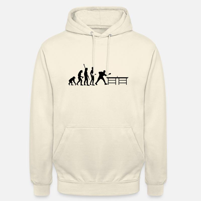Table Tennis Evolution table de ping-pong noir - Sweat-shirt à capuche unisexe - vanille
