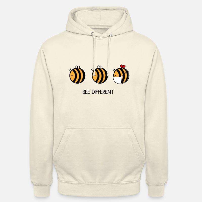Bee Different geschenkidee Honig Spruch - Unisex Hoodie - Vanille-Milchshake