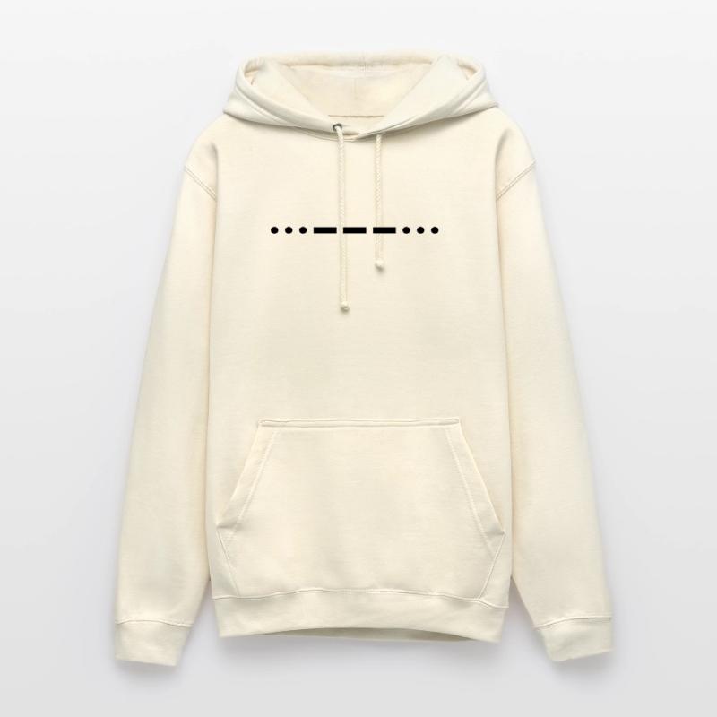 Morse code SOS Unisex Hoodie