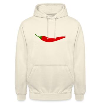 Chili - Unisex Hoodie - Vanille-Milchshake - Vorne - Alina (178cm) & Michal (187cm)