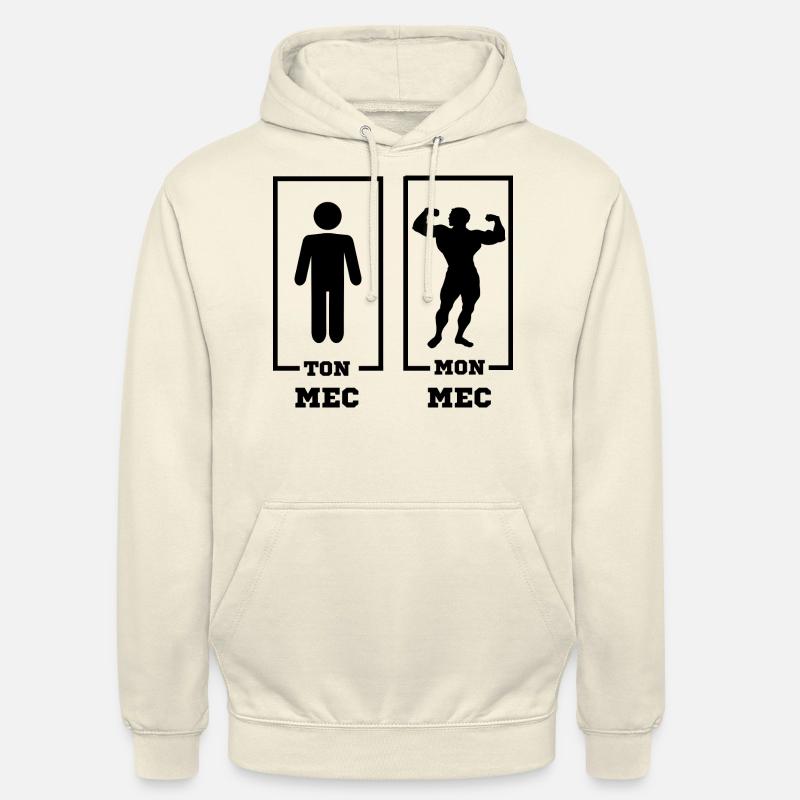 ton mec mon mec - Sweat-shirt à capuche unisexe - vanille