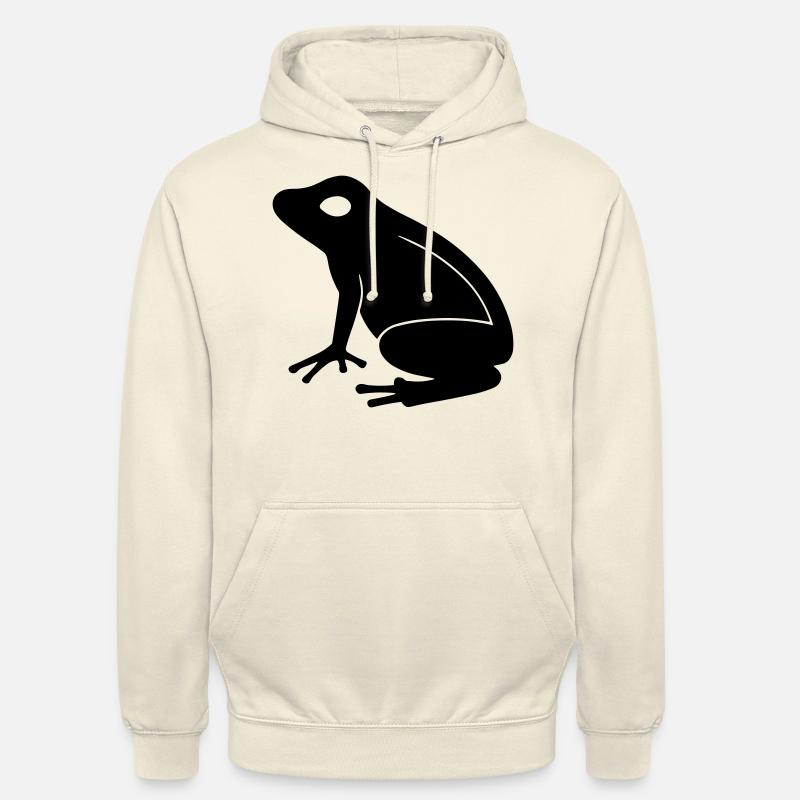 Grenouille - Sweat-shirt à capuche unisexe - vanille