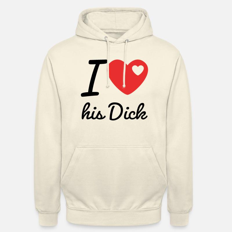 J'aime sa bite - Sweat-shirt à capuche unisexe - vanille