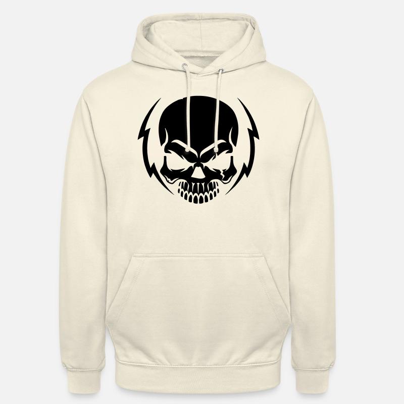 Crâne crânien - Sweat-shirt à capuche unisexe - vanille