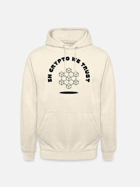 In Crypto We Trust - Unisex Hoodie - Vanille-Milchshake