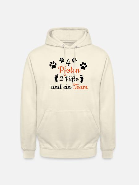 Hundebesitzer Hunde Lustiger Spruch Geschenkidee - Unisex Hoodie - Vanille-Milchshake