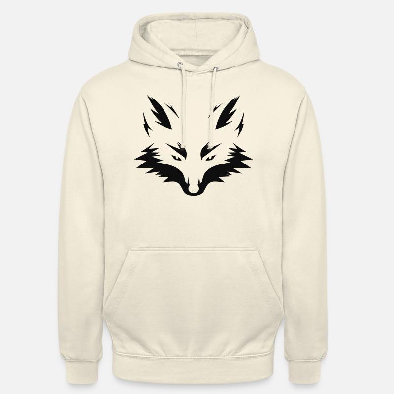 Fuchs | Fox Face - Unisex Hoodie - Vanille-Milchshake
