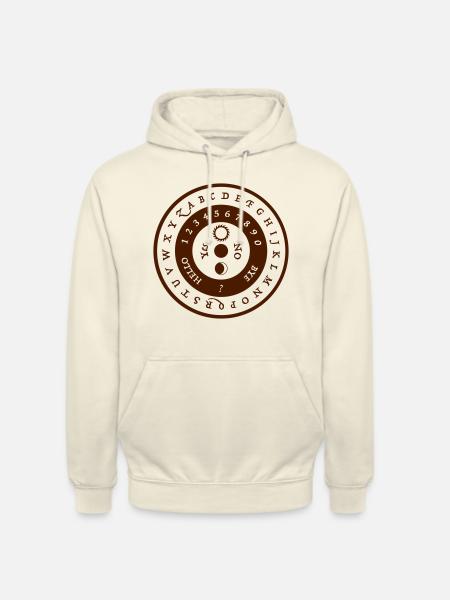Ouija-Brett auf Englisch - Unisex Hoodie - Vanille-Milchshake