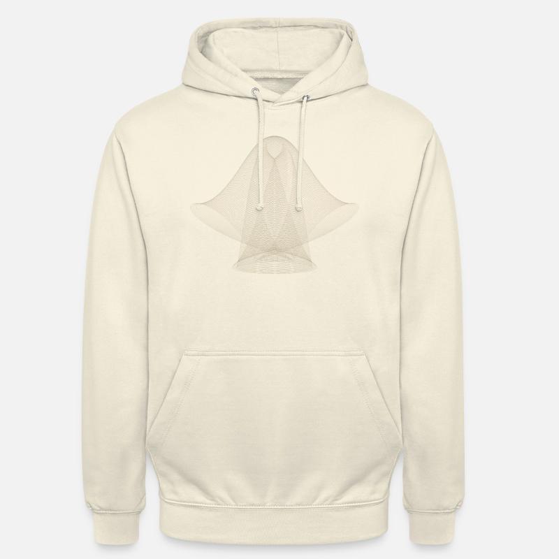 Conception de points abstraits - Sweat-shirt à capuche unisexe - vanille