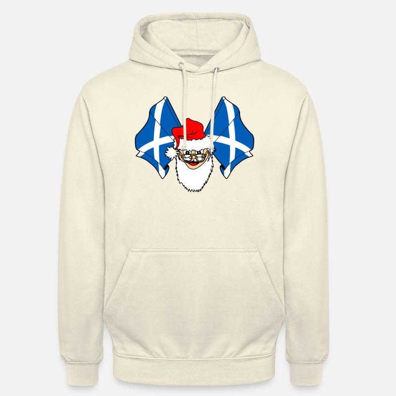 Cherry man drapeau Ecosse - Sweat-shirt à capuche unisexe - vanille