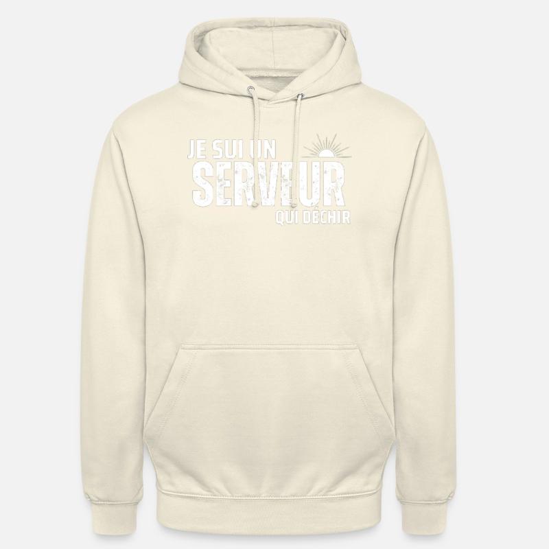 Ich bin ein rockender Kellner - Unisex Hoodie - Vanille-Milchshake