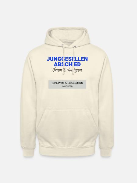 Junggesellenabschied JGA - Unisex Hoodie - Vanille-Milchshake