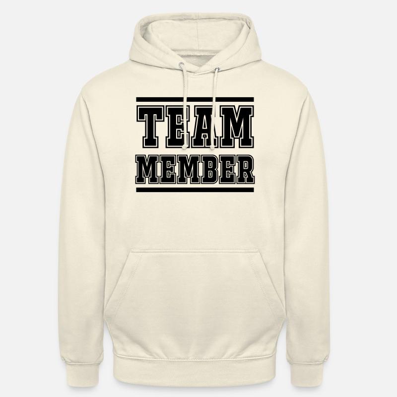 Membre de l’équipe 2 - Sweat-shirt à capuche unisexe - vanille