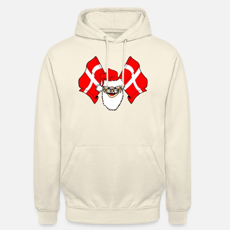Père Noël Danemark - Sweat-shirt à capuche unisexe - vanille