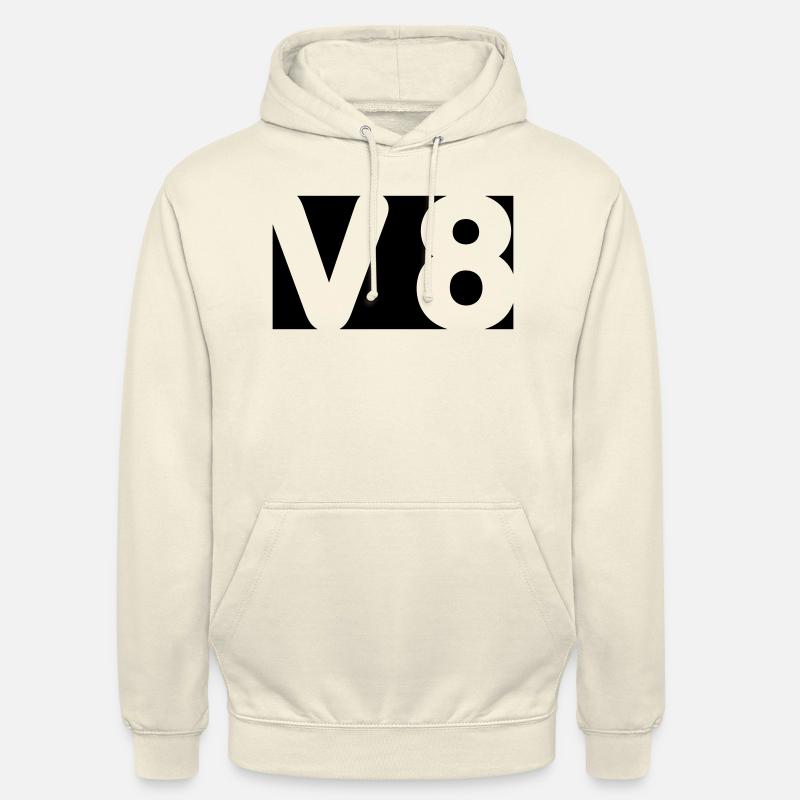 V8 - Farbwechsel möglich - Unisex Hoodie - Vanille-Milchshake