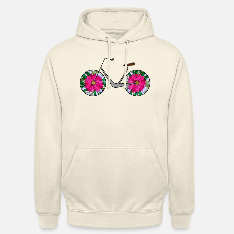 Vélo - Sweat-shirt à capuche unisexe - vanille
