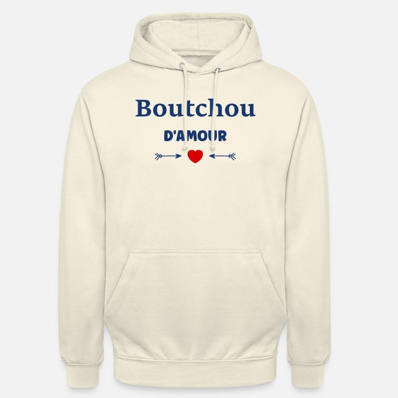 boutchou - Sweat-shirt à capuche unisexe - vanille