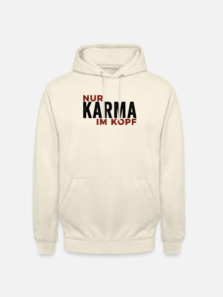 Karma im Kopf - Unisex Hoodie - Vanille-Milchshake