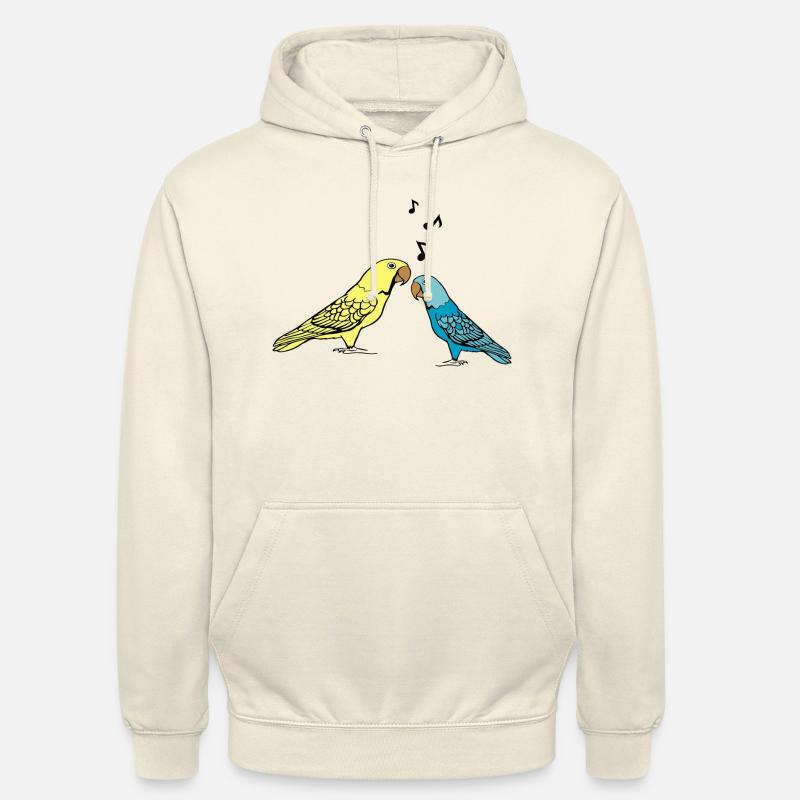 Budgie Wellens perrtich - Sweat-shirt à capuche unisexe - vanille