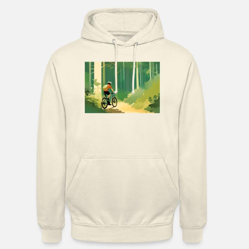 VTT Cyclisme - Sweat-shirt à capuche unisexe - vanille