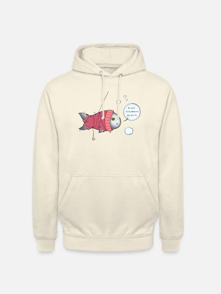 Rollkragenpullover Aprilscherz - Unisex Hoodie - Vanille-Milchshake